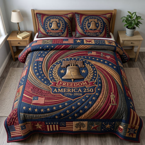 Heritage Patch 3-Quilted Bedding Set GFTONMU300