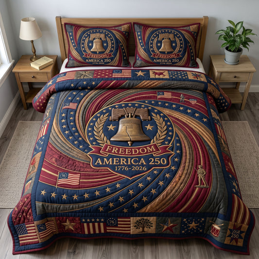 Heritage Patch 3-Piece Quilted Bedding Set GFTONMU300