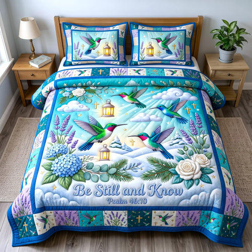 Christian Faith 3-Piece Quilted Bedding Set GFTONMU3001