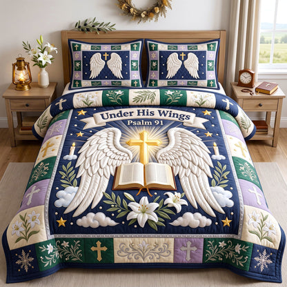 Christian Faith 3-Piece Quilted Bedding Set GFTONMU3003