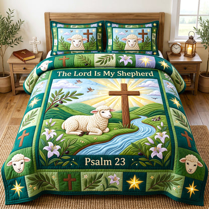 Christian Faith 3-Piece Quilted Bedding Set GFTONMU3008