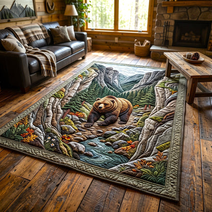 Rustic Bear Area Rug GFTONMU3042