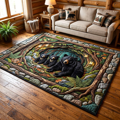 Rustic Bear Area Rug GFTONMU3049
