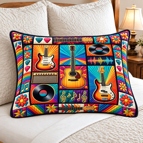 Guitar Lover Bedding Pillow Case GFTONMU3290 C1