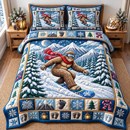 Forest Legend 3-Piece Quilted Bedding Set GFTONMU3433