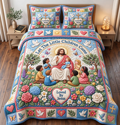 Christian Faith 3-Piece Quilted Bedding Set GFTONMU3446