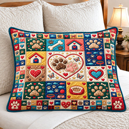 Paw Print Bedding Pillow Case GFTONMU3482 C1