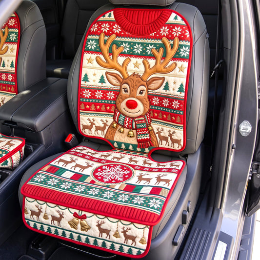 Christmas Spirit Quilted Car Seat Protector GFTONMU3488