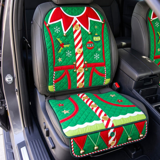 Christmas Spirit Quilted Car Seat Protector GFTONMU3493