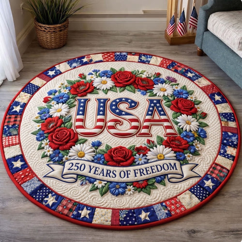 American Pride Quilted Round Mat GFTONMU35