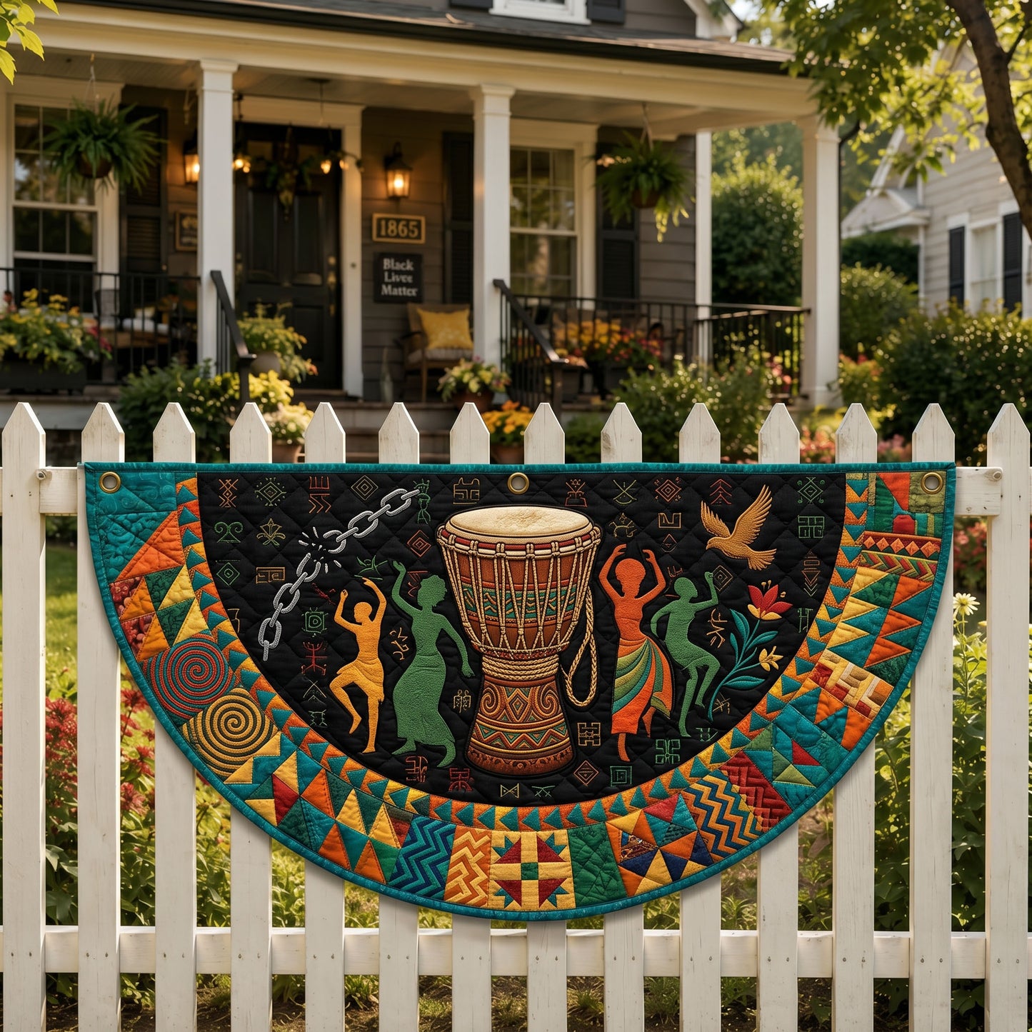 Juneteenth Legacy Fan Flag GFTONMU352
