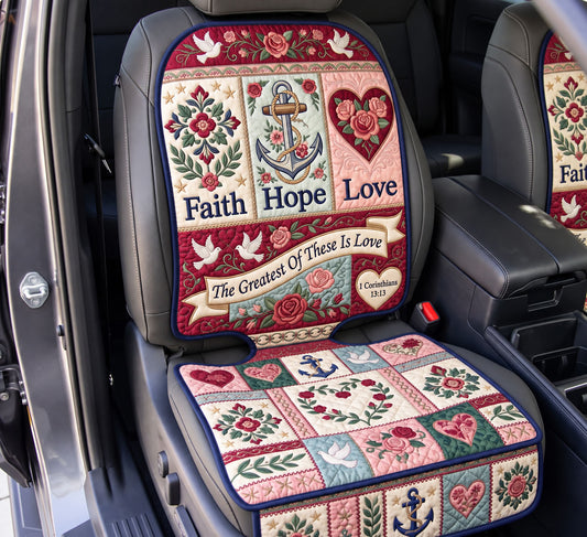 Christian Faith Quilted Car Seat Protector GFTONMU3548