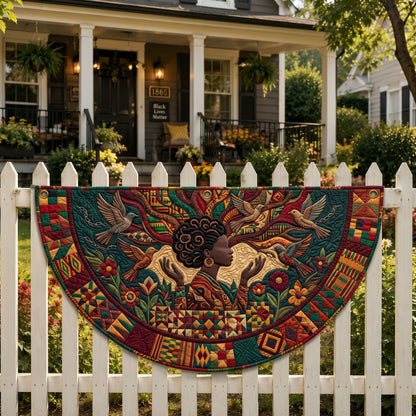 Juneteenth Legacy Fan Flag GFTONMU356