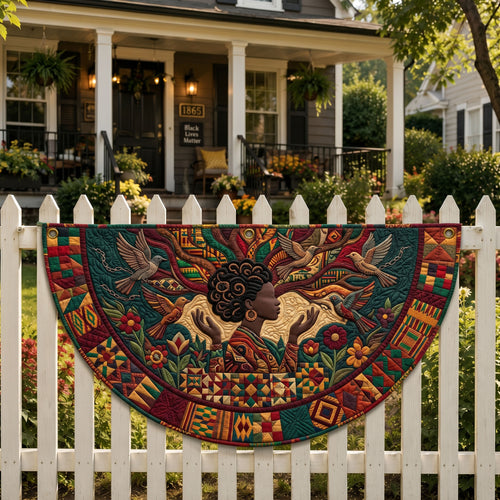 Juneteenth Legacy Fan Flag GFTONMU356