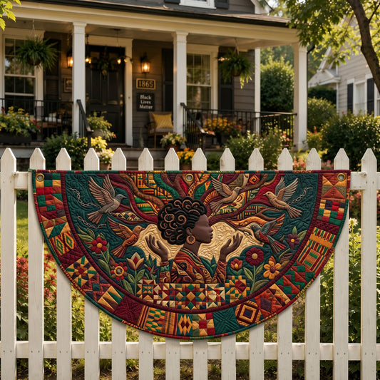 Juneteenth Legacy Fan Flag GFTONMU356