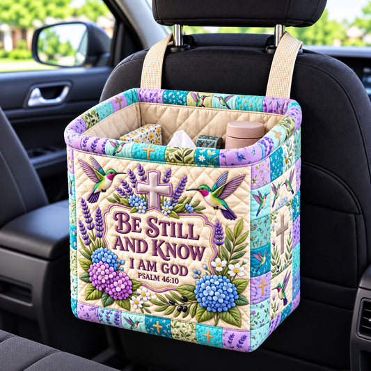 Christian Faith Quilted Car Basket GFTONMU3588