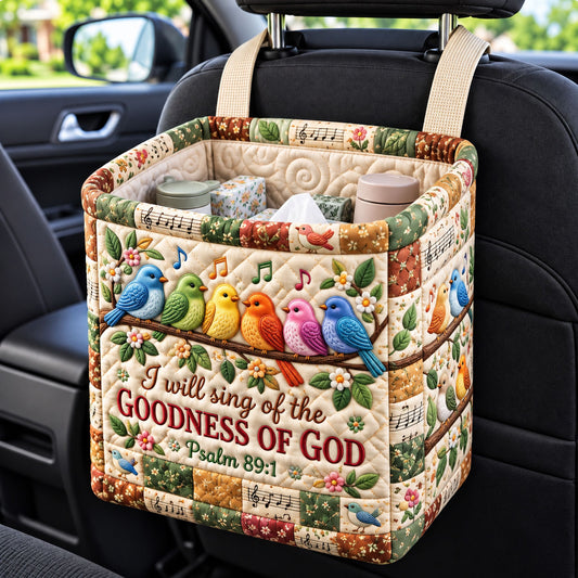 Christian Faith Quilted Car Basket GFTONMU3596