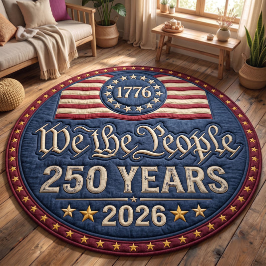 American Pride Quilted Round Mat GFTONMU36