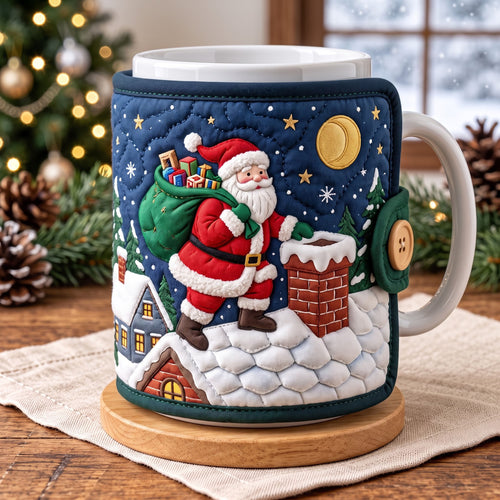 Santa Claus Quilted Mug Cozy GFTONMU3683
