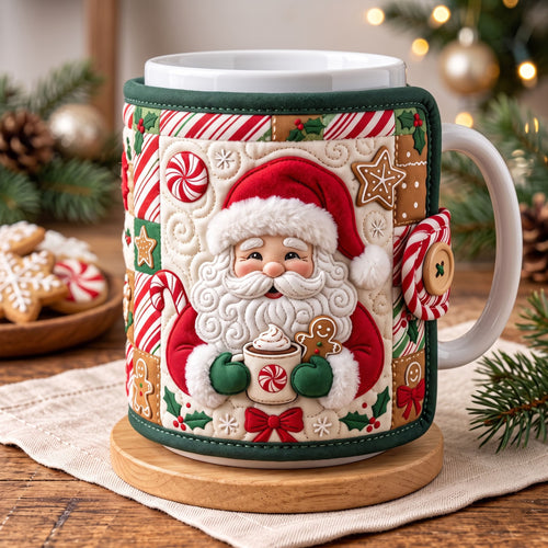 Santa Claus Quilted Mug Cozy GFTONMU3684