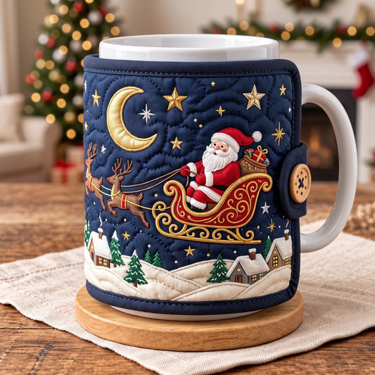 Santa Claus Quilted Mug Cozy GFTONMU3686