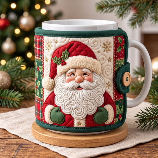 Santa Claus Quilted Mug Cozy GFTONMU3687