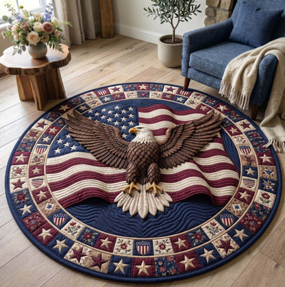 American Pride Quilted Round Mat GFTONMU37