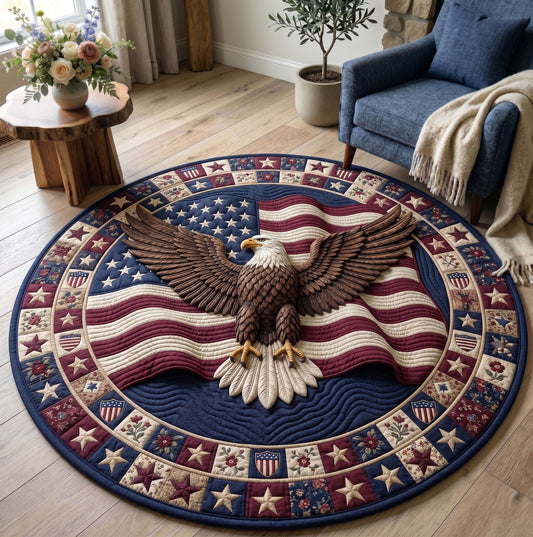 American Pride Quilted Round Mat GFTONMU37