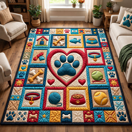 Paw Print Area Rug GFTONMU3752