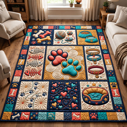 Paw Print Area Rug GFTONMU3753