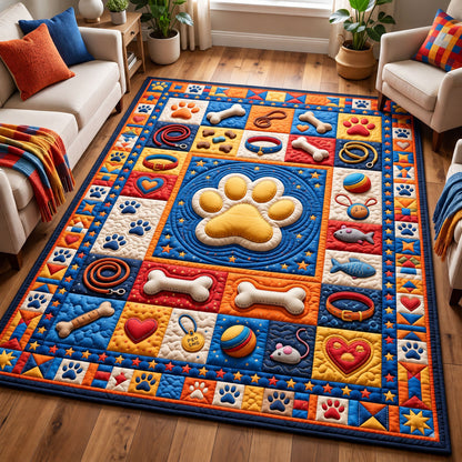 Paw Print Area Rug GFTONMU3754