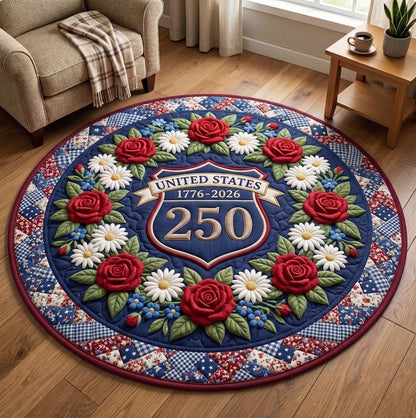 American Pride Quilted Round Mat GFTONMU38