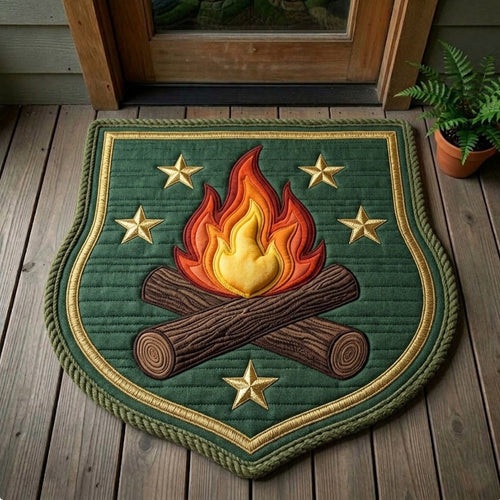 Camping Life Custom Shape Doormat GFTONMU66