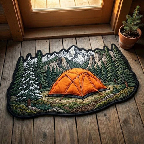 Camping Life Custom Shape Doormat GFTONMU67