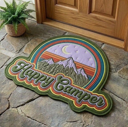 Camping Life Custom Shape Doormat GFTONMU69