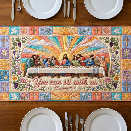 The Last Supper Quilted Table Runner GFTONMU744