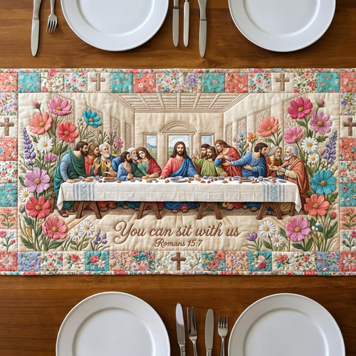 The Last Supper Quilted Table Runner GFTONMU745
