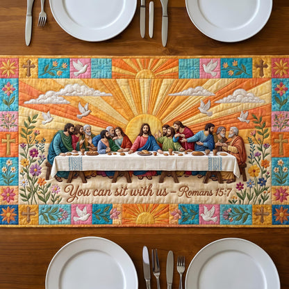 The Last Supper Quilted Table Runner GFTONMU746