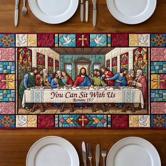 The Last Supper Quilted Table Runner GFTONMU747