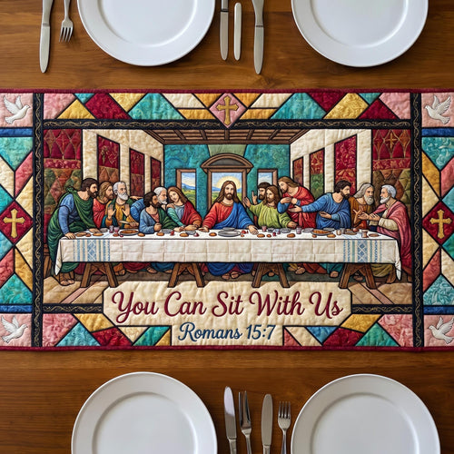 The Last Supper Quilted Table Runner GFTONMU748