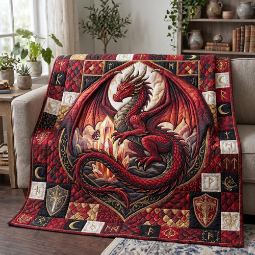 Mystic Dragon Quilted Blanket GFTONMU779