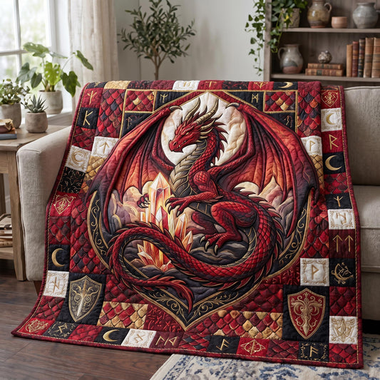 Mystic Dragon Quilted Blanket GFTONMU779