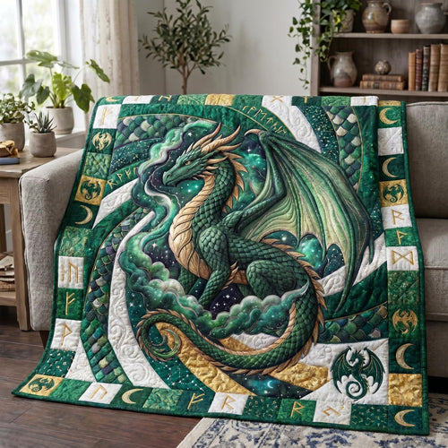 Mystic Dragon Quilted Blanket GFTONMU784