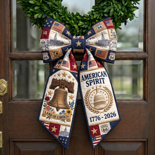 Heritage Patch Quilted Wreath Sash GFTONMU787