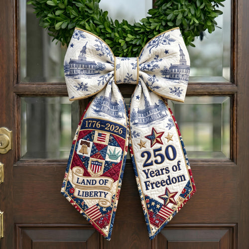 Heritage Patch Quilted Wreath Sash GFTONMU788