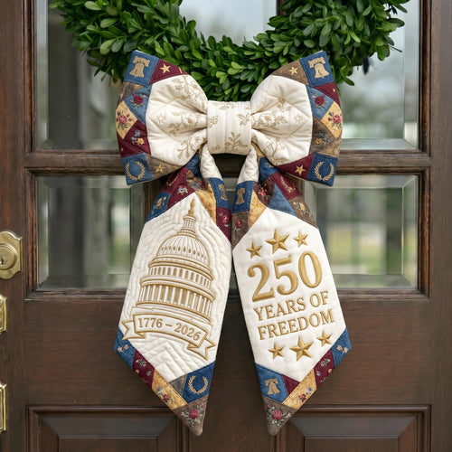 Heritage Patch Quilted Wreath Sash GFTONMU790