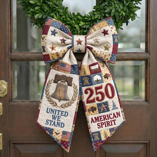 Heritage Patch Quilted Wreath Sash GFTONMU796