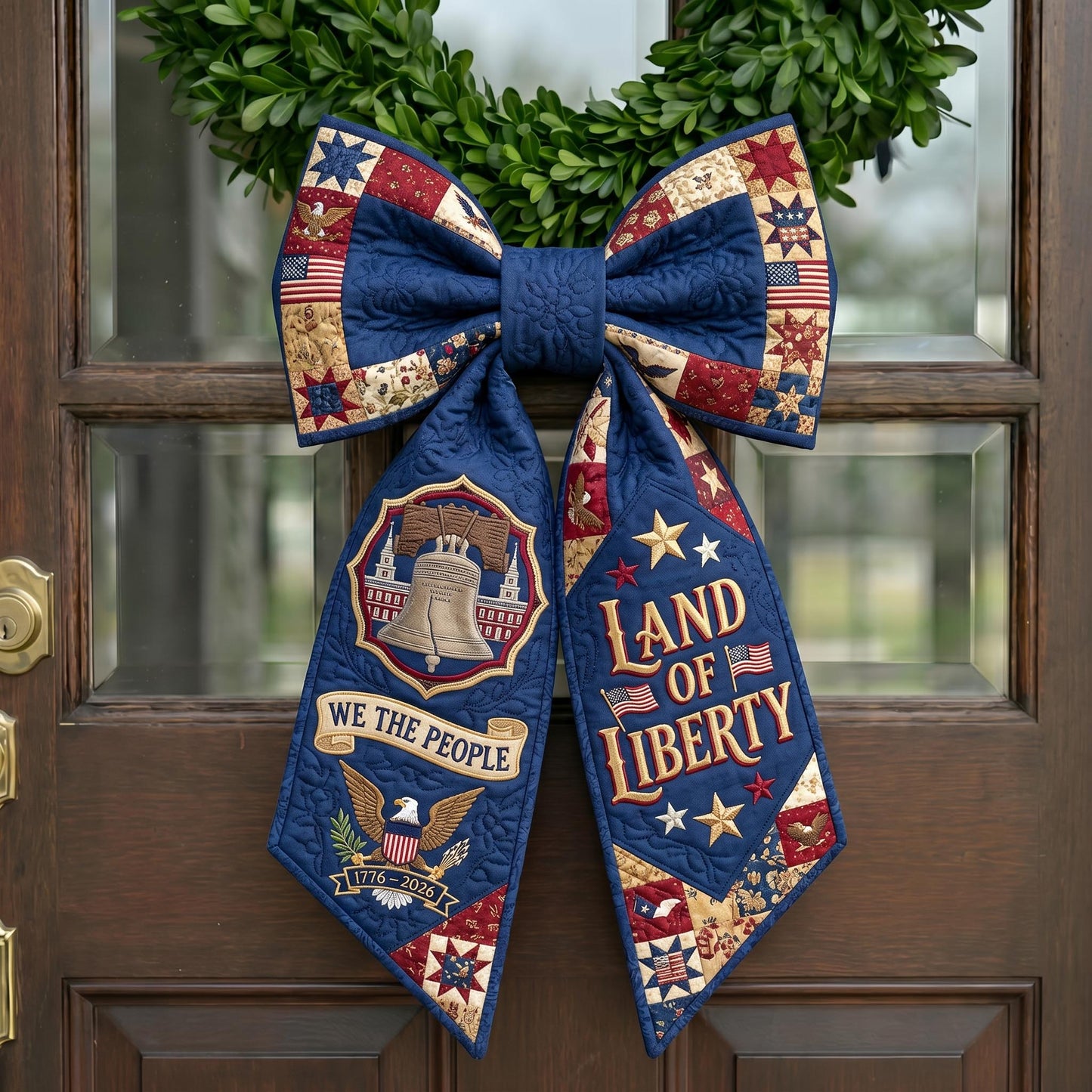 American Pride Quilted Wreath Sash GFTONMU829