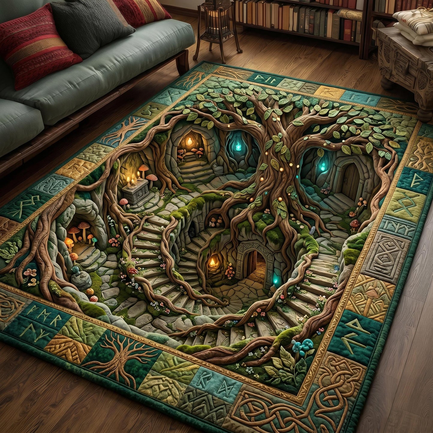 Secret Garden Area Rug GFTONMU869