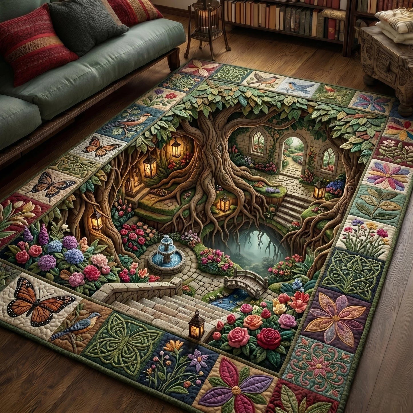 Secret Garden Area Rug GFTONMU871